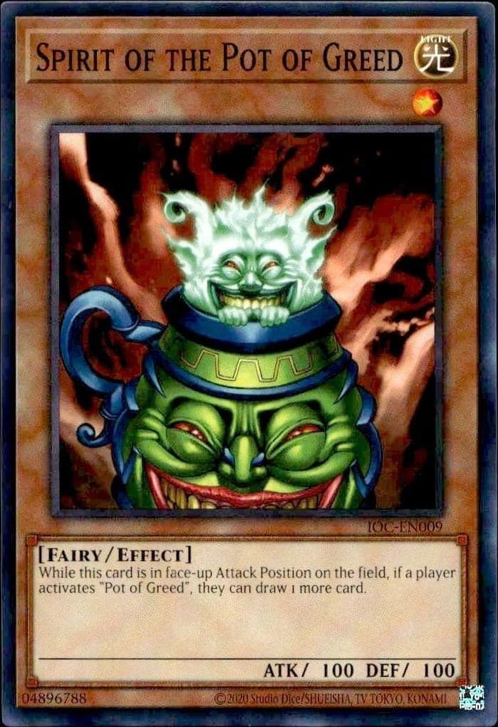 Spirit of the Pot of Greed - Front