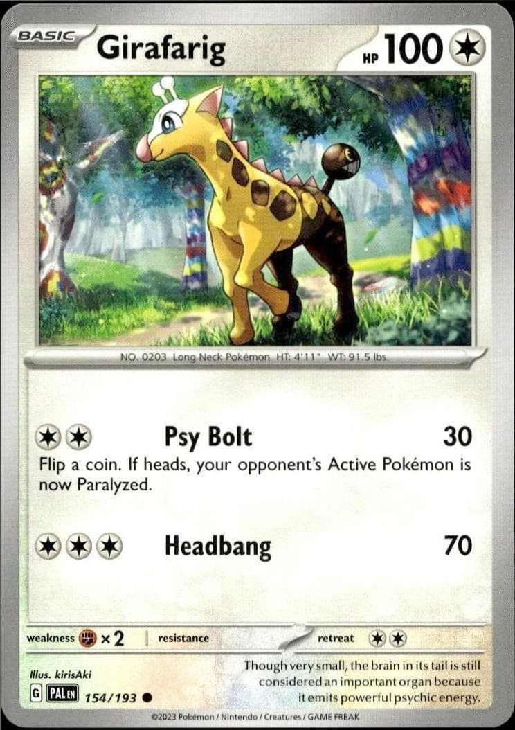 Girafarig - Front