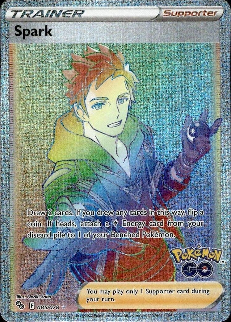 2019 Pokémon Go Spark #085/078 trading card