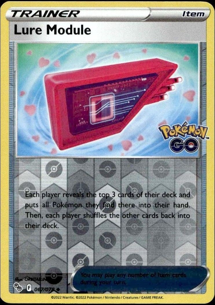 2022 Pokémon Go Lure Module #067/078 trading card