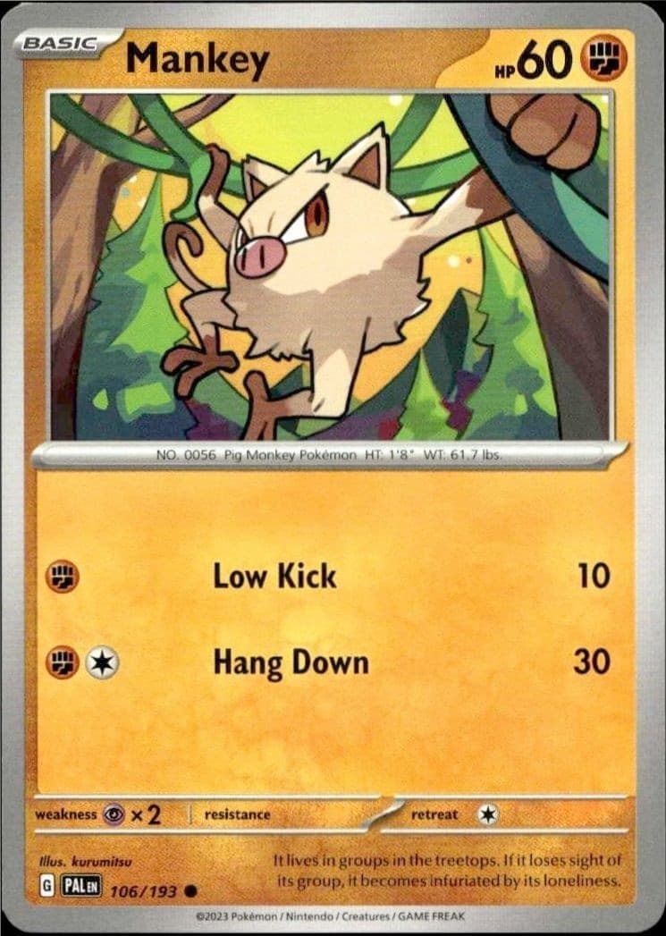 Mankey - Front