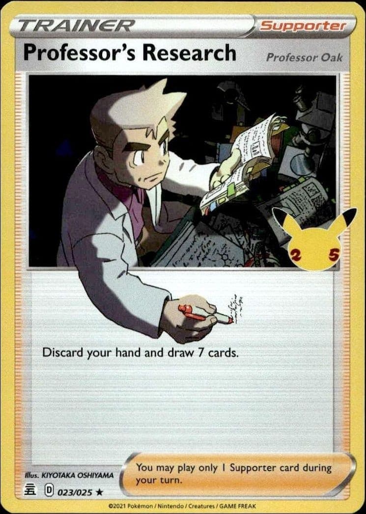 Professor's Research (Professor Oak) - Front