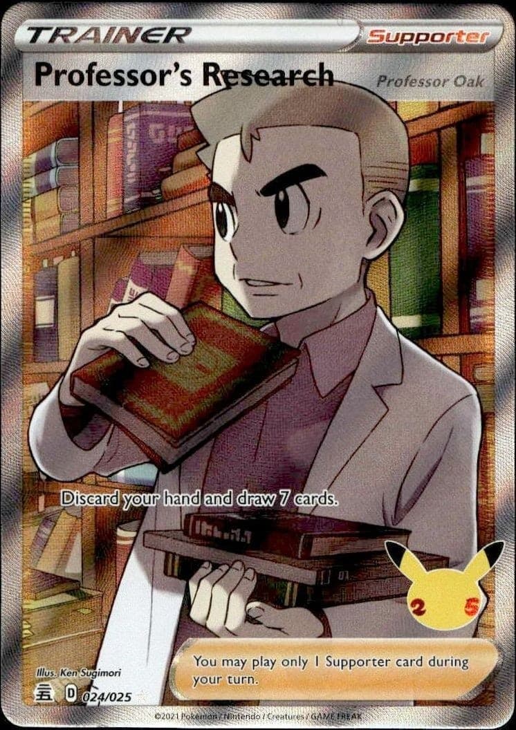 Professor's Research (Professor Oak) - Front