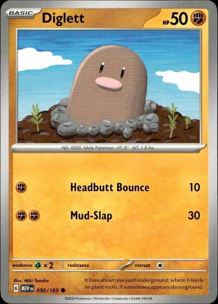 Diglett - Front