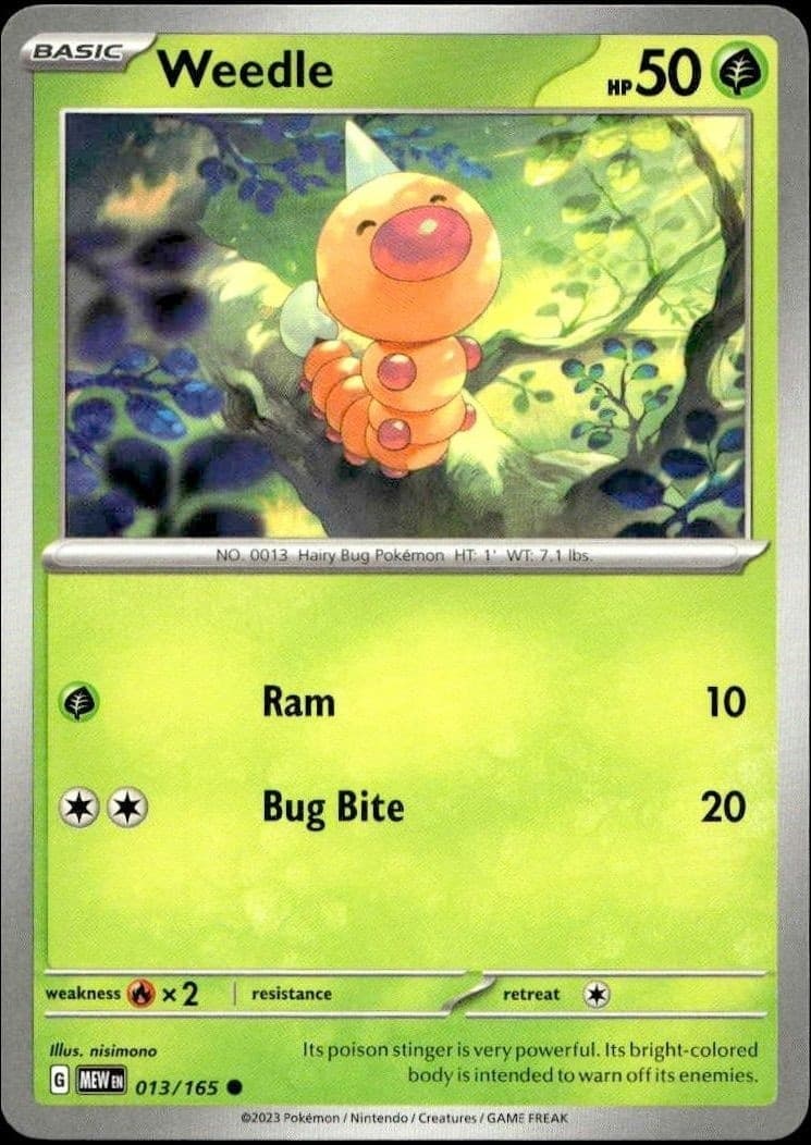 Weedle - Front
