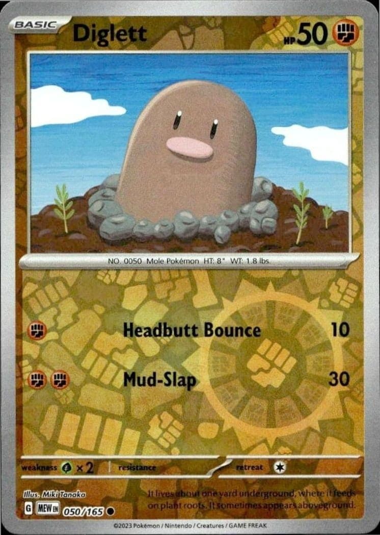 Diglett - Front