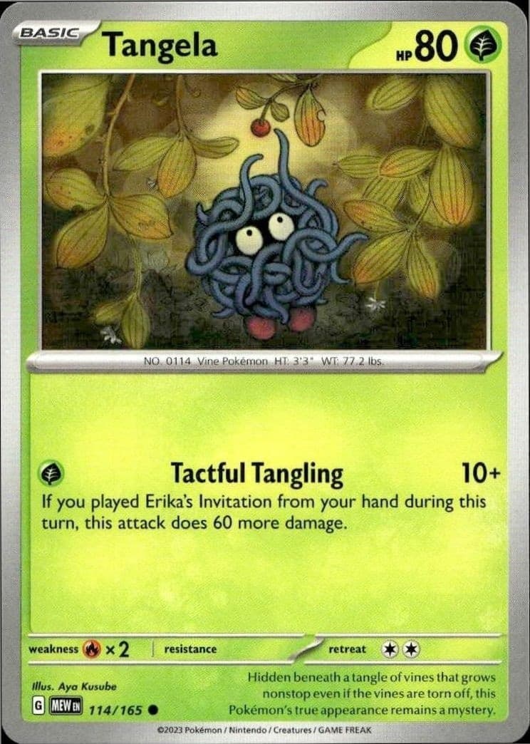 Tangela - Front