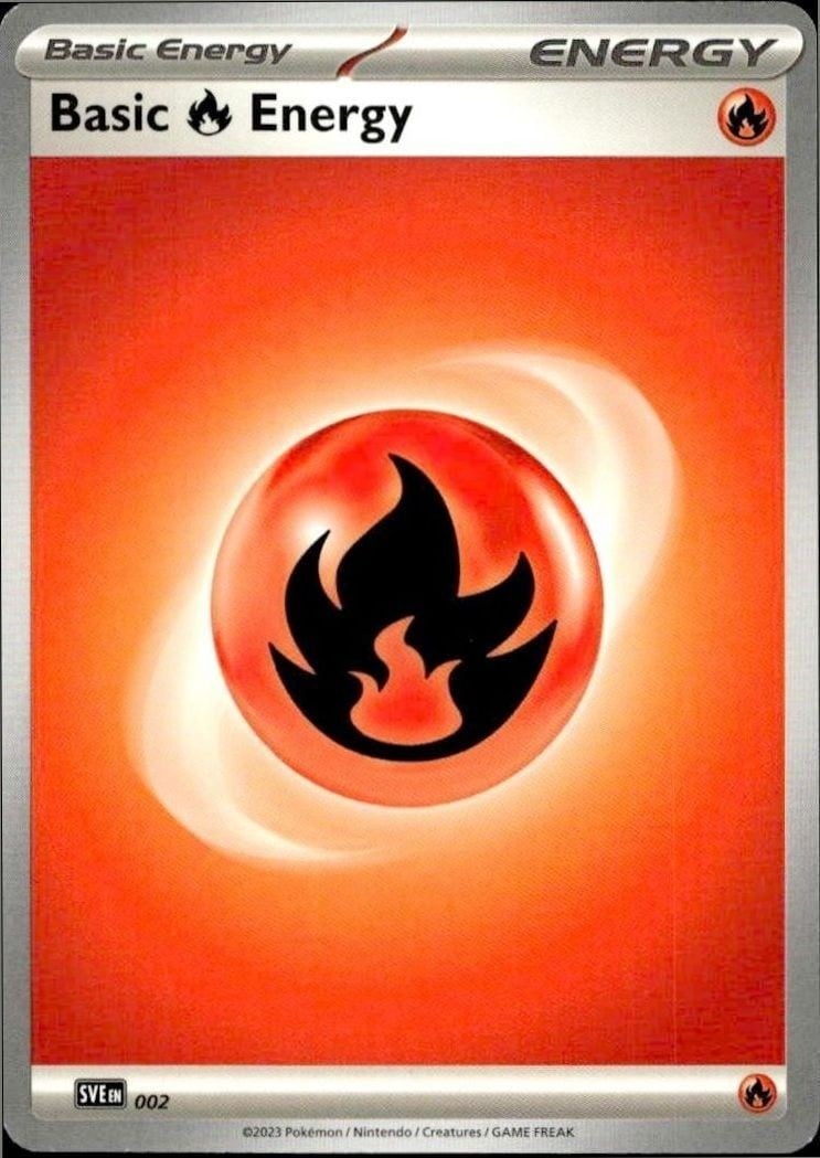 Basic Fire Energy 2023 Pokémon 151 #002/165 Pokémon Card - Front 2023 Pokémon 151 Basic Fire Energy #002/165 Pokémon card front
