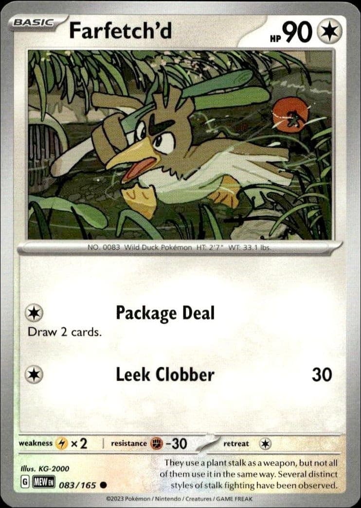 Farfetch'd - Front