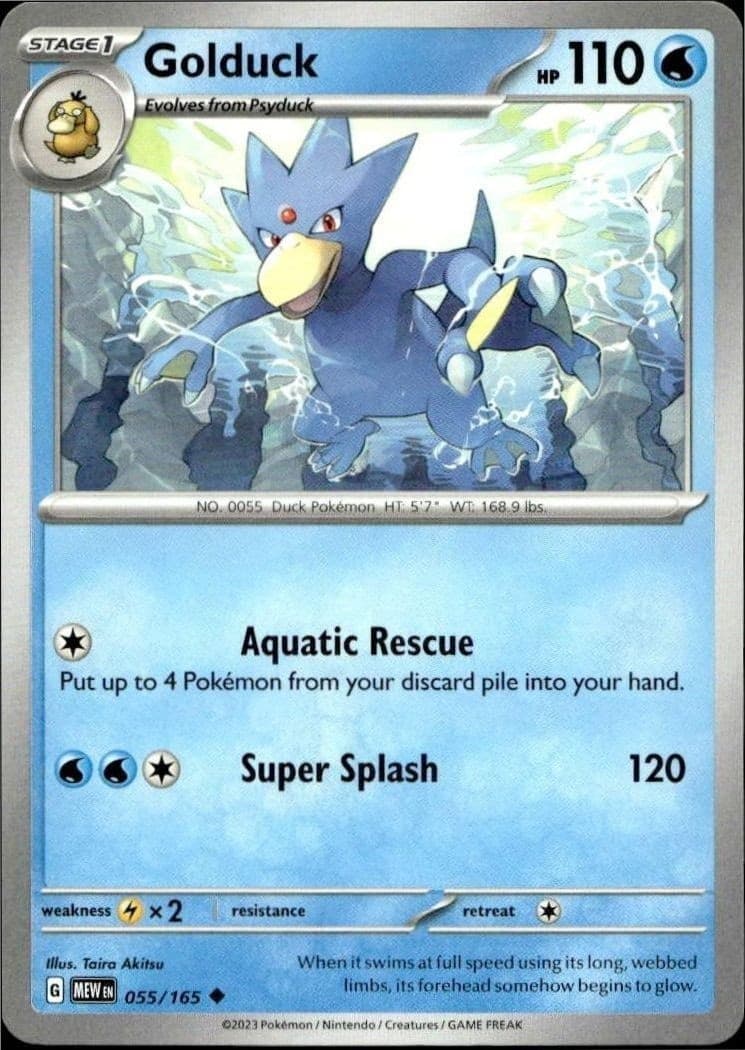 Golduck - Front