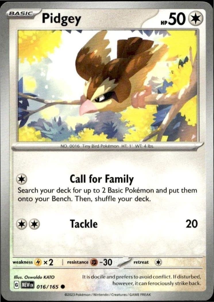 Pidgey - Front