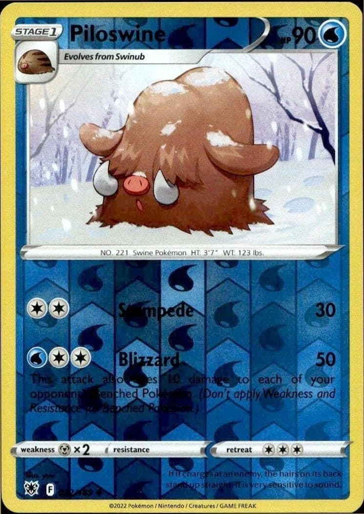 Piloswine - Front