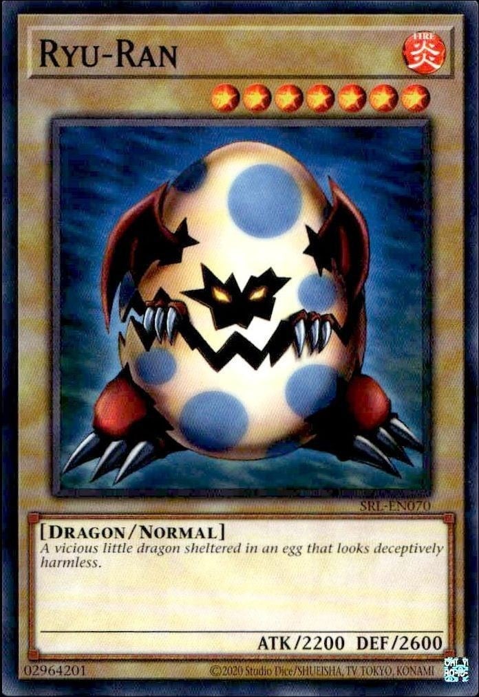 2023 Yu-Gi-Oh Spell Ruler Ryu-Ran #SRL-EN070 trading card