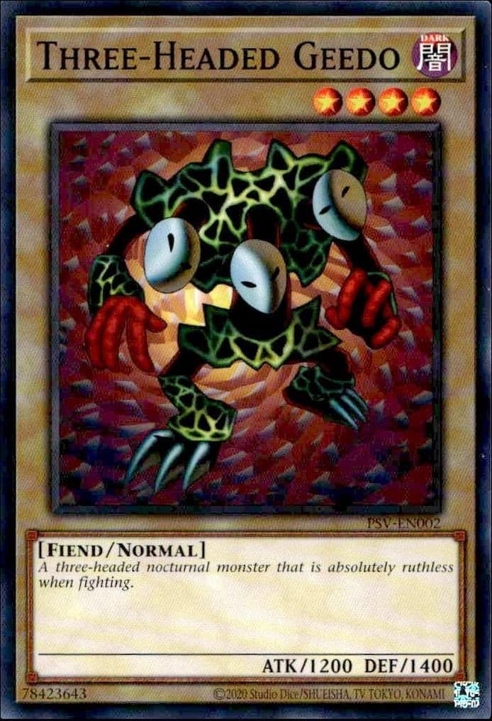 Three-Headed Geedo - Front