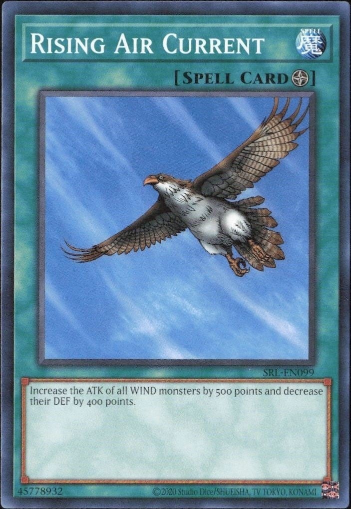 2023 Yu-Gi-Oh Spell Ruler Rising Air Current #SRL-EN099 trading card