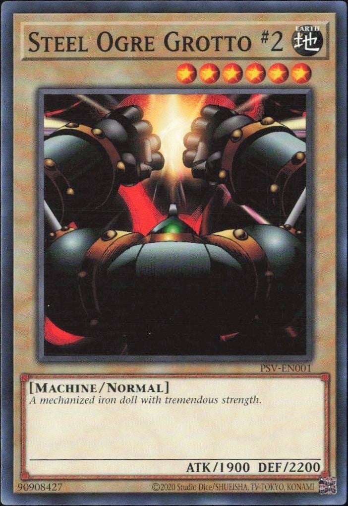 2023 Yu-Gi-Oh Pharaoh's Servant Steel Ogre Grotto #2 #PSV-EN001 trading card