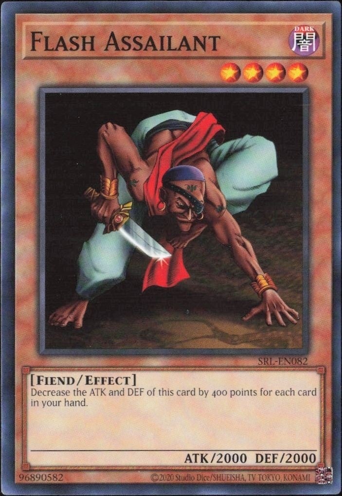 Flash Assailant 2023 Yu-Gi-Oh! Spell Ruler #SRL-EN082 Yu-Gi-Oh! Card - Front 2023 Yu-Gi-Oh! Spell Ruler Flash Assailant #SRL-EN082 Yu-Gi-Oh! card front