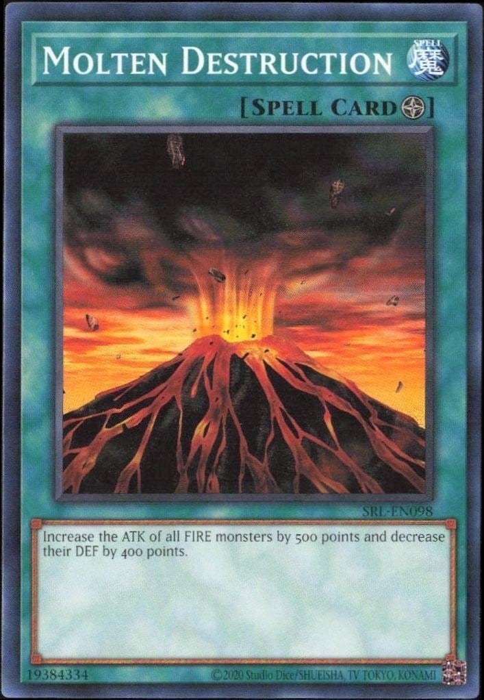 2023 Yu-Gi-Oh Spell Ruler Molten Destruction #SRL-EN098 trading card