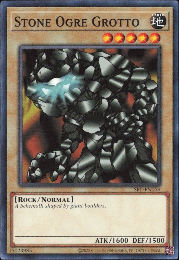 Stone Ogre Grotto 2023 Yu-Gi-Oh! Spell Ruler #SRL-EN058 Yu-Gi-Oh! Card - Front 2023 Yu-Gi-Oh! Spell Ruler Stone Ogre Grotto #SRL-EN058 Yu-Gi-Oh! card front