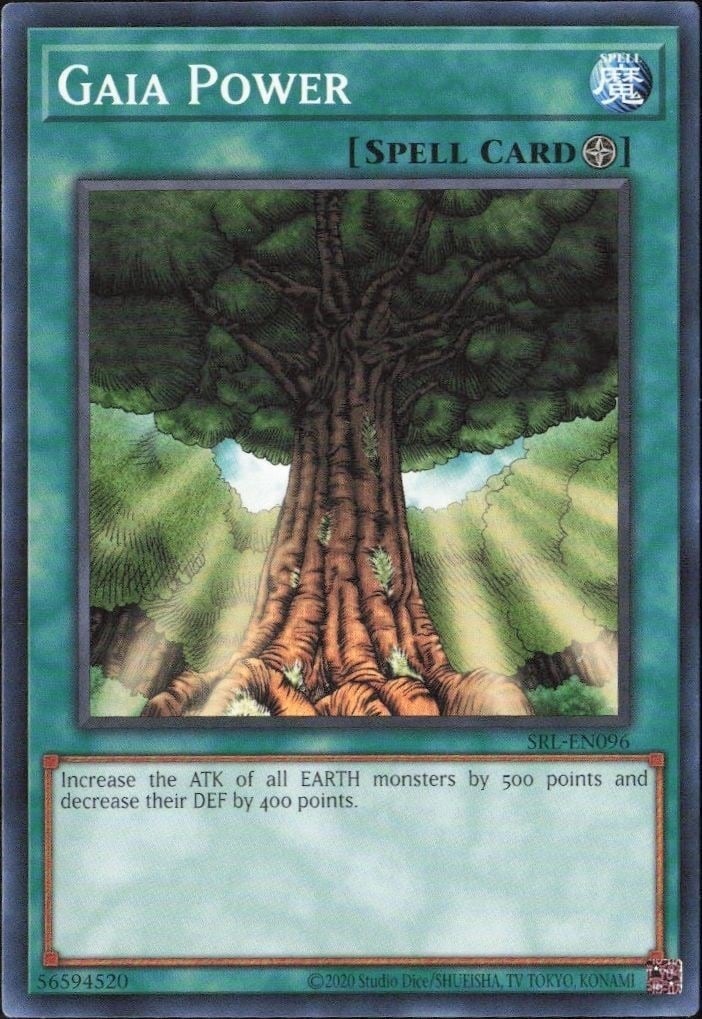 2023 Yu-Gi-Oh Spell Ruler Gaia Power #SRL-EN096 trading card