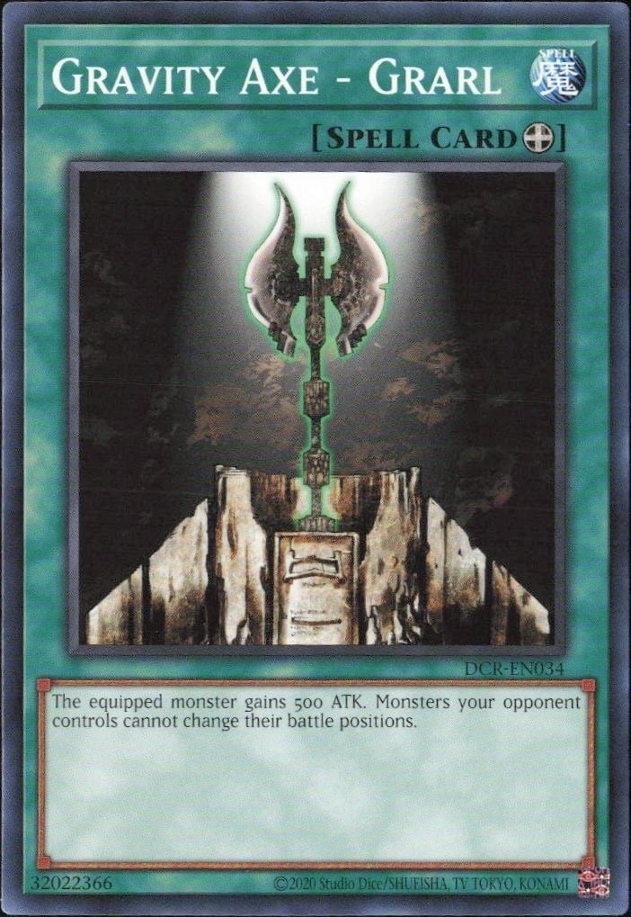 Gravity Axe - Grarl 2023 Yu-Gi-Oh! Dark Crisis #DCR-EN034 Yu-Gi-Oh! Card - Front 2023 Yu-Gi-Oh! Dark Crisis Gravity Axe - Grarl #DCR-EN034 Yu-Gi-Oh! card front