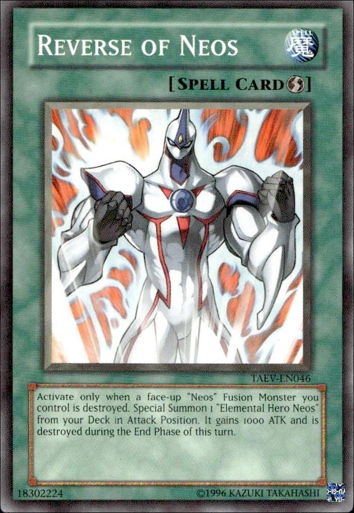 Reverse Of Neos 2007 Yu-Gi-Oh! Tactical Evolution #TAEV-EN046 Yu-Gi-Oh! Card - Front 2007 Yu-Gi-Oh! Tactical Evolution Reverse Of Neos #TAEV-EN046 Yu-Gi-Oh! card front