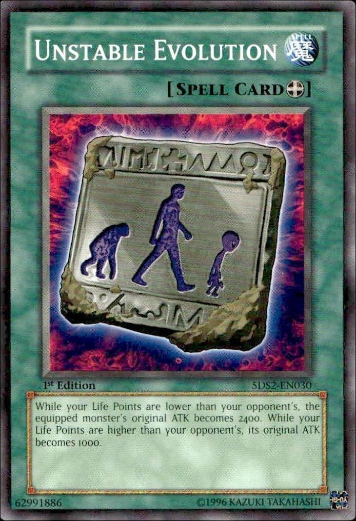 Unstable Evolution 2008 Yu-Gi-Oh! the Duelist Genesis #TDGS-EN060 Yu-Gi-Oh! Card - Front 2008 Yu-Gi-Oh! the Duelist Genesis Unstable Evolution #TDGS-EN060 Yu-Gi-Oh! card front