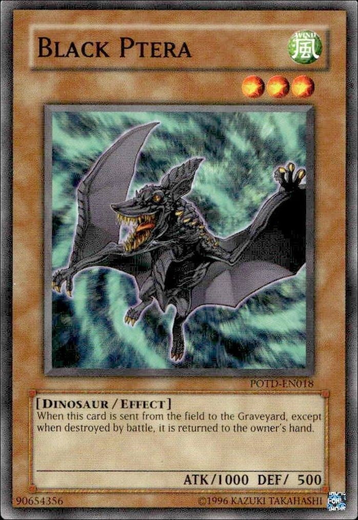 Black Ptera 2006 Yu-Gi-Oh! Power of the Duelist #POTD-EN018 Yu-Gi-Oh! Card - Front 2006 Yu-Gi-Oh! Power of the Duelist Black Ptera #POTD-EN018 Yu-Gi-Oh! card front