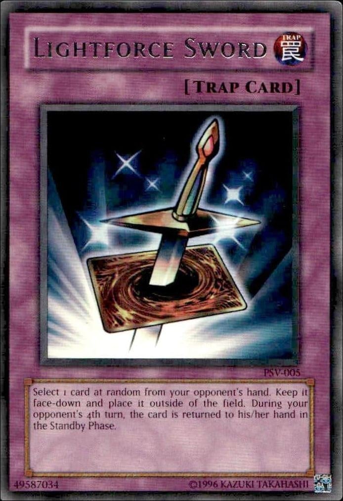 2002 Yu-Gi-Oh Pharaoh's Servant Lightforce Sword #PSV-005 trading card