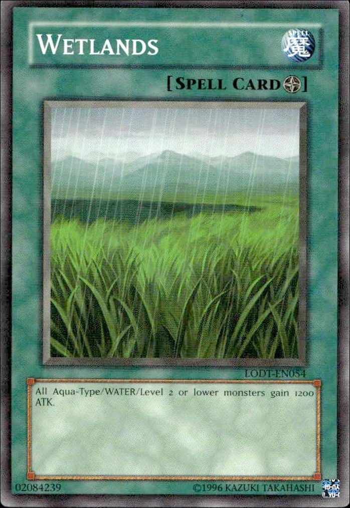 Wetlands 2008 Yu-Gi-Oh! Light of Destruction #LODT-EN054 Yu-Gi-Oh! Card - Front 2008 Yu-Gi-Oh! Light of Destruction Wetlands #LODT-EN054 Yu-Gi-Oh! card front
