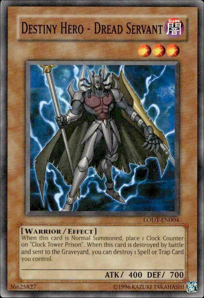 Destiny Hero 2008 Yu-Gi-Oh! Light of Destruction #LODT-EN004 Yu-Gi-Oh! Card - Front 2008 Yu-Gi-Oh! Light of Destruction Destiny Hero #LODT-EN004 Yu-Gi-Oh! card front