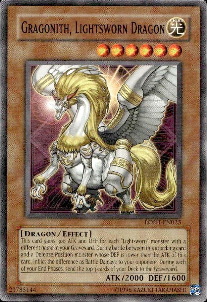 Gragonith, Lightsworn Dragon 2008 Yu-Gi-Oh! Light of Destruction #LODT-EN025 Yu-Gi-Oh! Card - Front 2008 Yu-Gi-Oh! Light of Destruction Gragonith, Lightsworn Dragon #LODT-EN025 Yu-Gi-Oh! card front
