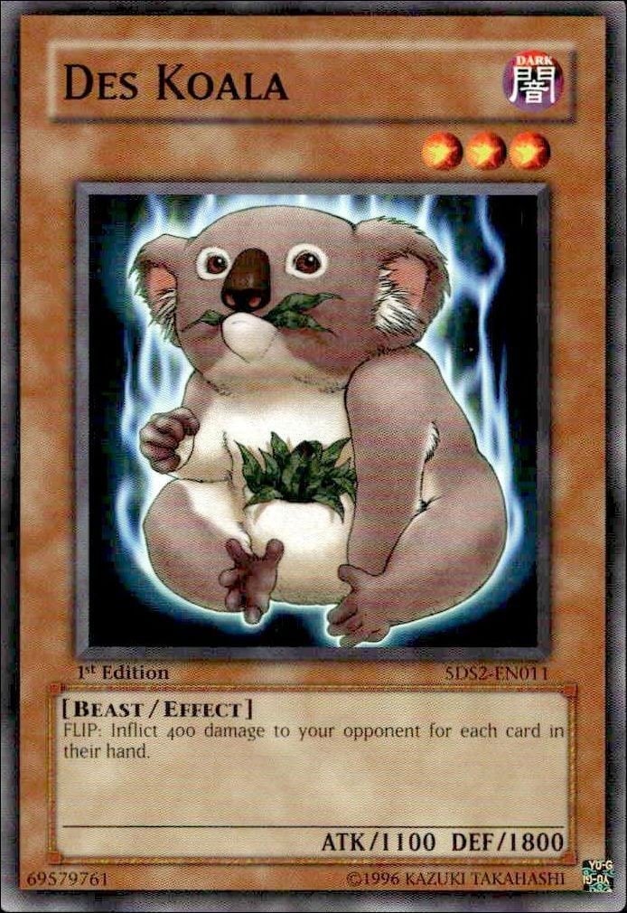Des Koala 2009 Yu-Gi-Oh! 5d's Starter Deck 2009 #5DS2-EN011 Yu-Gi-Oh! Card - Front 2009 Yu-Gi-Oh! 5d's Starter Deck 2009 Des Koala #5DS2-EN011 Yu-Gi-Oh! card front