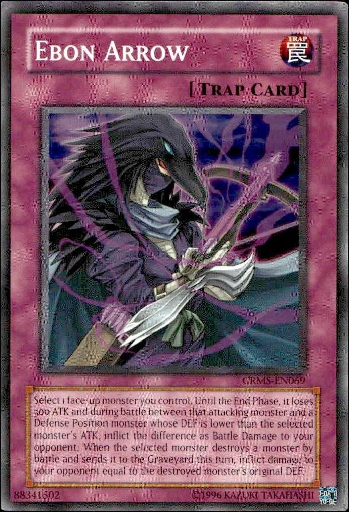 2009 Yu-Gi-Oh Crimson Crisis Ebon Arrow #CRMS-EN069 trading card