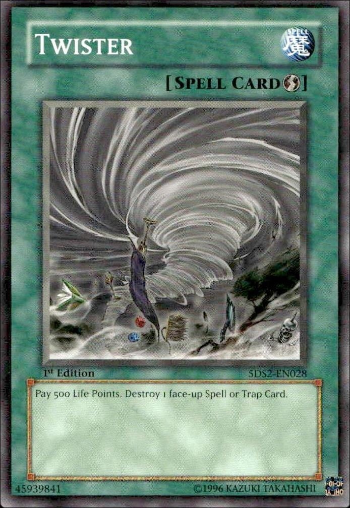 Twister 2009 Yu-Gi-Oh! 5d's Starter Deck 2009 #5DS2-EN028 Yu-Gi-Oh! Card - Front 2009 Yu-Gi-Oh! 5d's Starter Deck 2009 Twister #5DS2-EN028 Yu-Gi-Oh! card front
