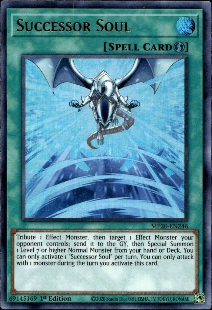 Successor Soul 2020 Yu-Gi-Oh! Mega-tin: Lost Memories #MP20-EN246 Yu-Gi-Oh! Card - Front 2020 Yu-Gi-Oh! Mega-tin: Lost Memories Successor Soul #MP20-EN246 Yu-Gi-Oh! card front