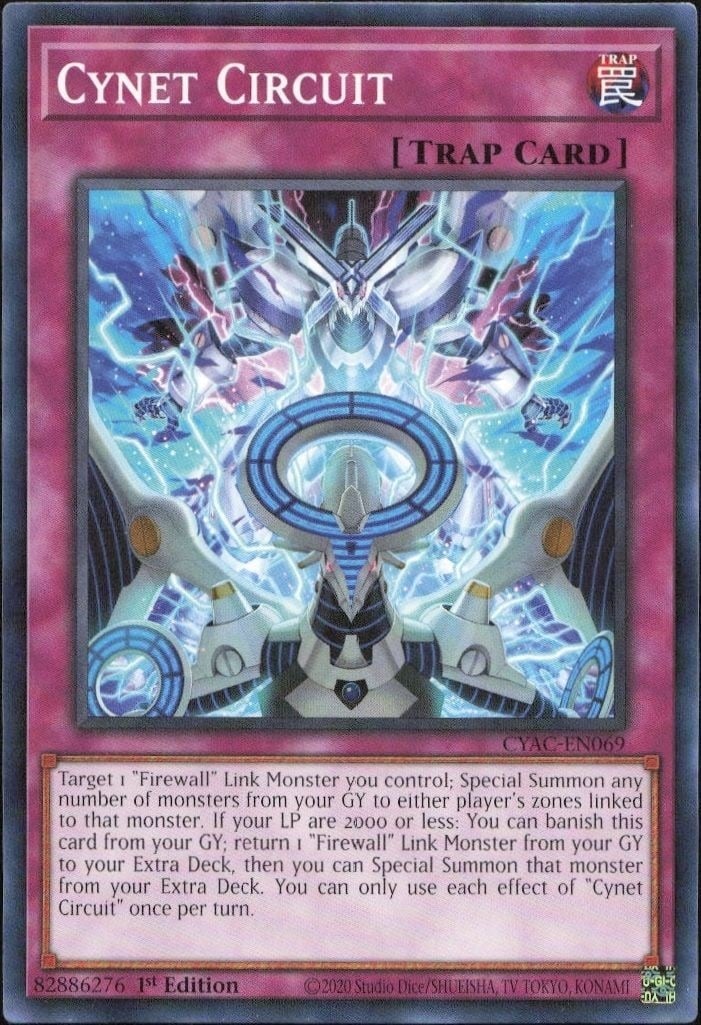 2020 Yu-Gi-Oh Cyberstorm Access Cynet Circuit #CYAC-EN069 trading card
