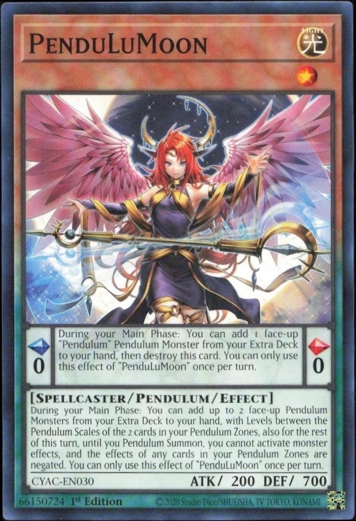 Pendulumoon 2020 Yu-Gi-Oh! Cyberstorm Access #CYAC-EN030 Yu-Gi-Oh! Card - Front 2020 Yu-Gi-Oh! Cyberstorm Access Pendulumoon #CYAC-EN030 Yu-Gi-Oh! card front