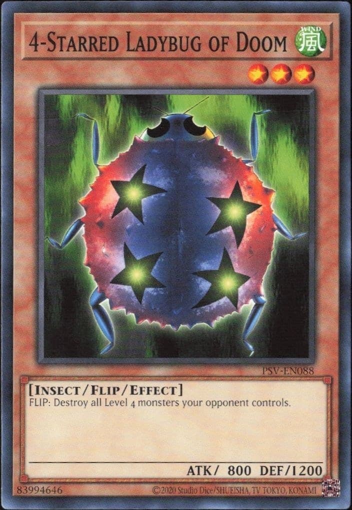4-Starred Ladybug of Doom - Front