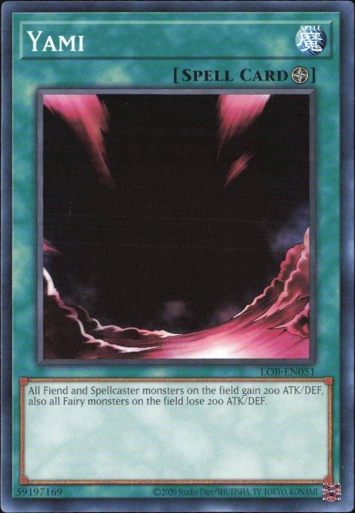 Yami 2023 Yu-Gi-Oh! Legend of Blue Eyes White Dragon #LOB-EN051 Yu-Gi-Oh! Card - Front 2023 Yu-Gi-Oh! Legend of Blue Eyes White Dragon Yami #LOB-EN051 Yu-Gi-Oh! card front