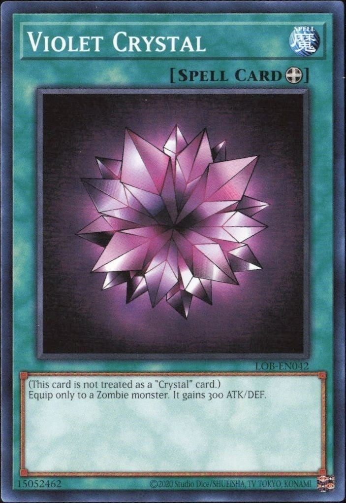 Violet Crystal 2023 Yu-Gi-Oh! Legend of Blue Eyes White Dragon #LOB-EN042 Yu-Gi-Oh! Card - Front 2023 Yu-Gi-Oh! Legend of Blue Eyes White Dragon Violet Crystal #LOB-EN042 Yu-Gi-Oh! card front
