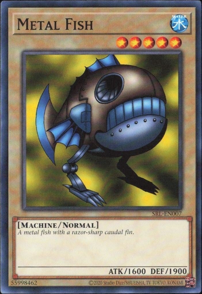 2023 Yu-Gi-Oh Spell Ruler Metal Fish #SRL-EN007 trading card