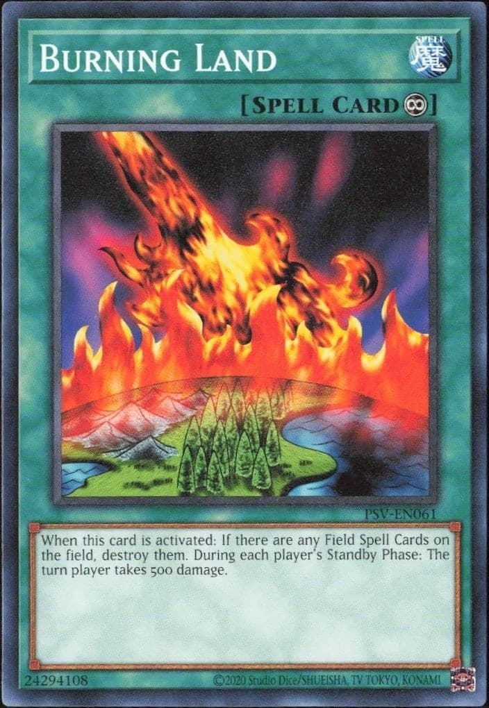 Burning Land - Front