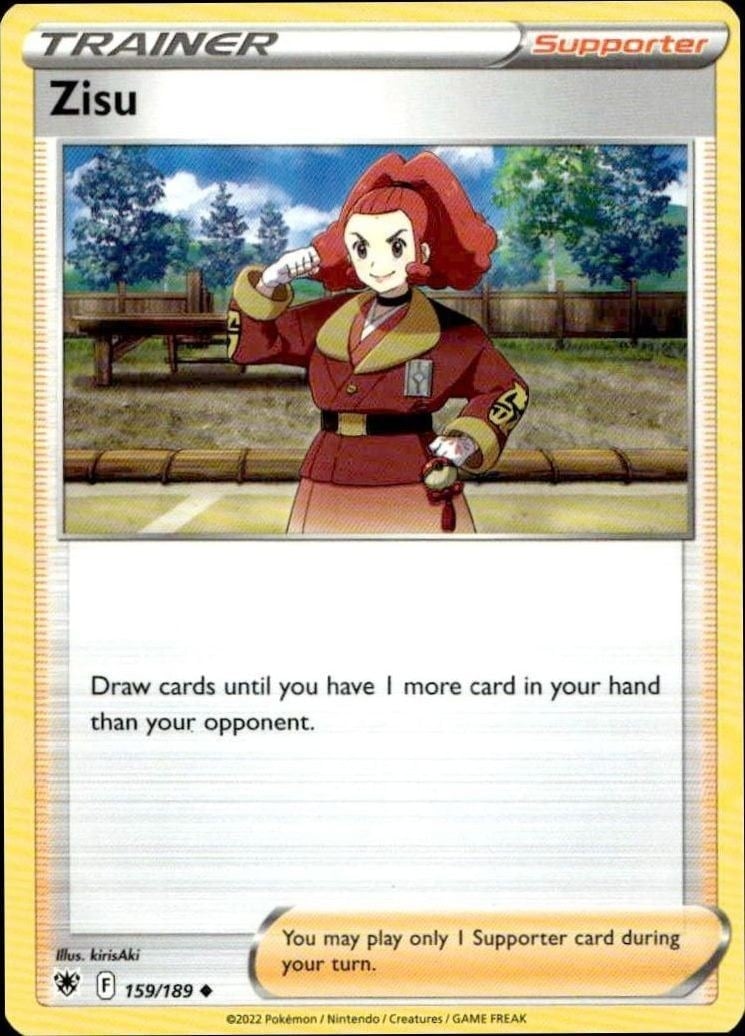 2022 Pokémon Astral Radiance Zisu #159/189 trading card