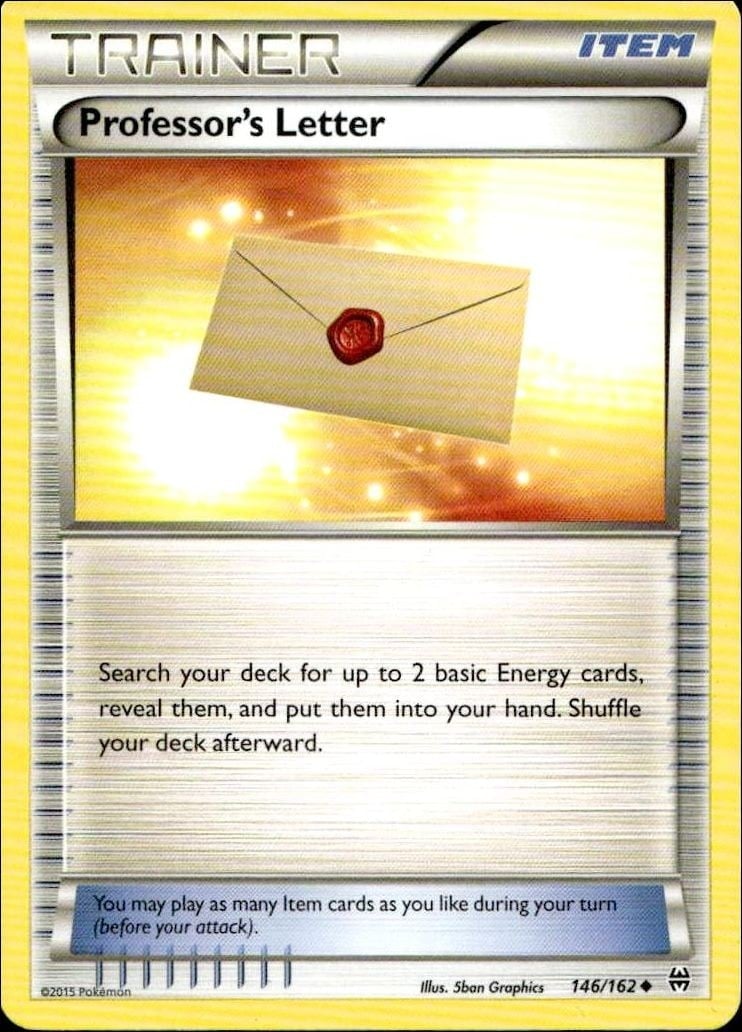 Professor'S Letter 2024 Pokémon BREAKthrough #146/162 Pokémon Card - Front 2024 Pokémon BREAKthrough Professor'S Letter #146/162 Pokémon card front