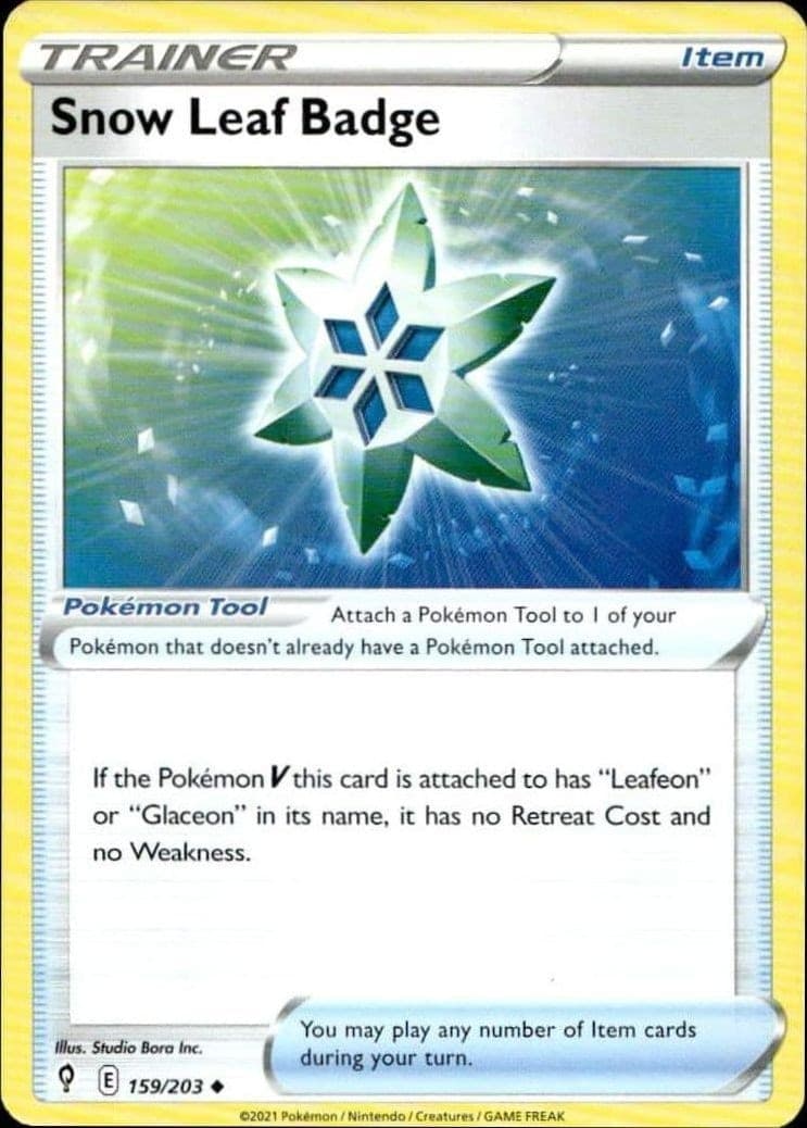 Snow Leaf Badge - Front