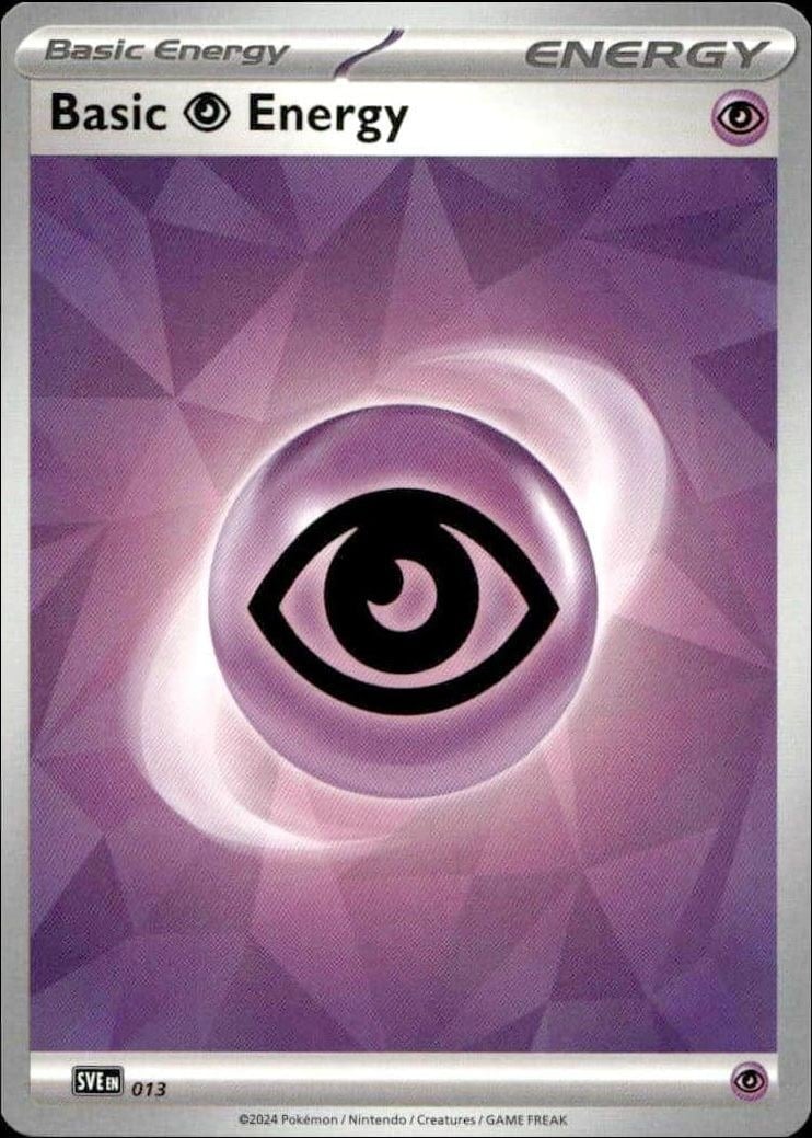 2024 Pokémon Surging Sparks Basic Psychic Energy #013/191 trading card