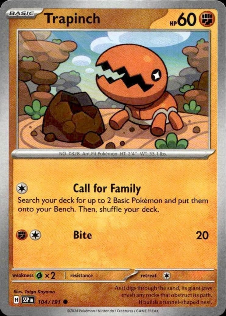 Trapinch - Front