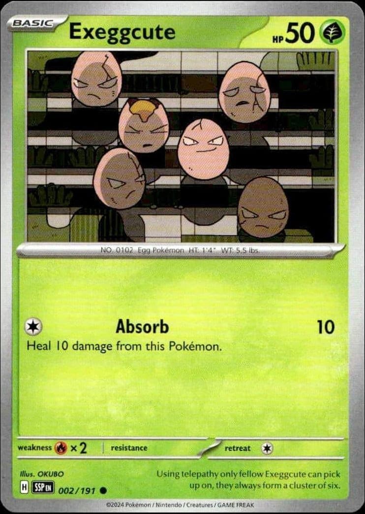 Exeggcute - Front