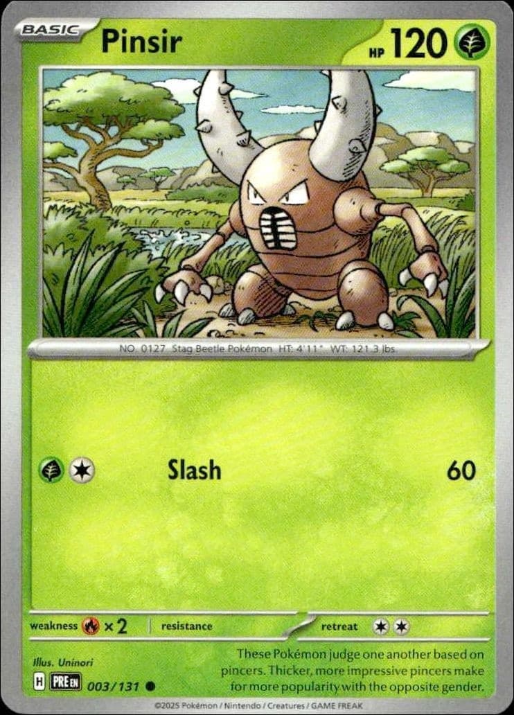 Pinsir - Front